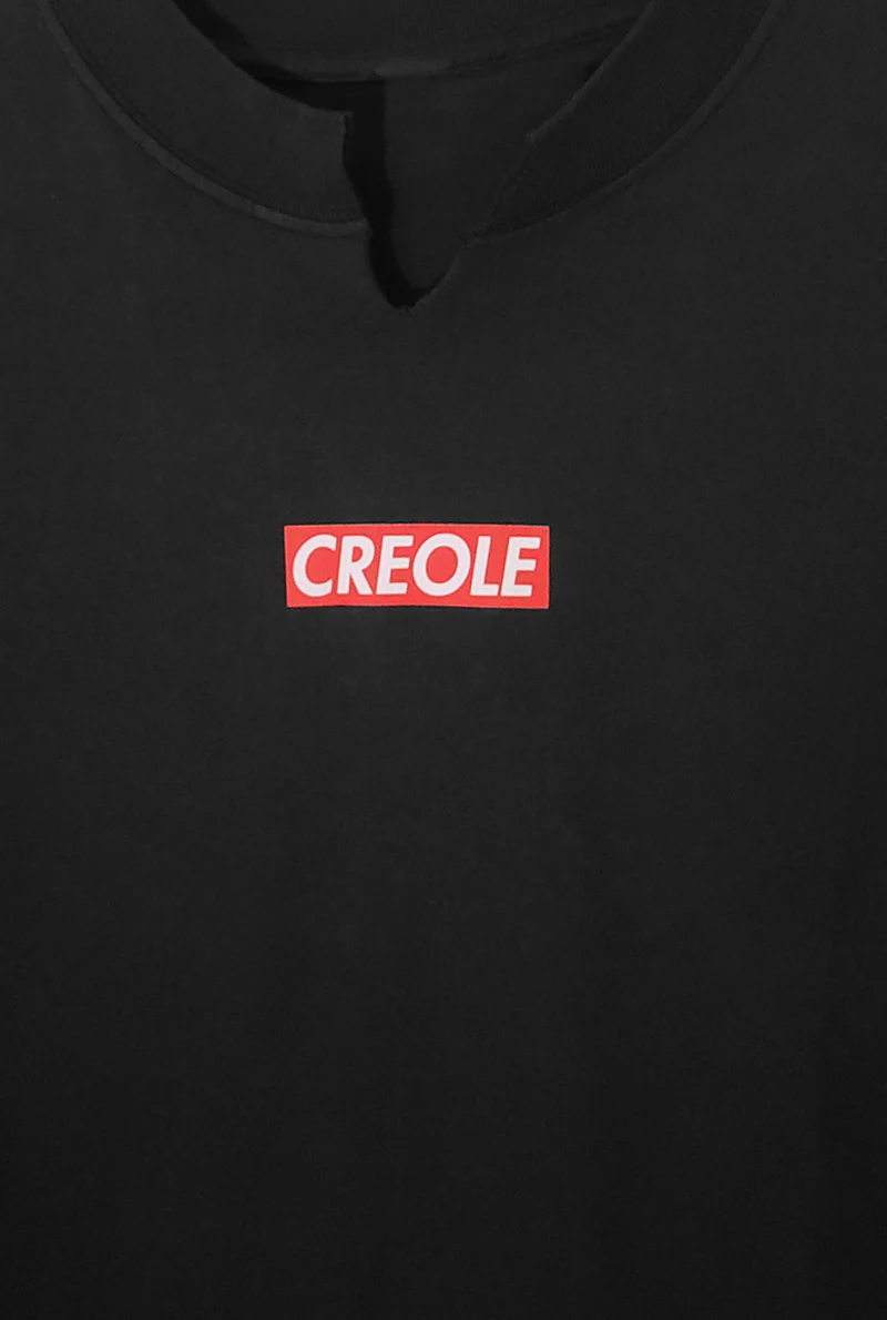 creole t-shirt detail